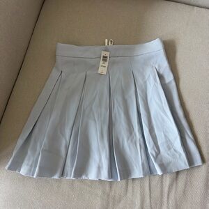 NWT Aritzia Savoy Skirt (Babaton) | Light Blue Pleated Tennis Skirt